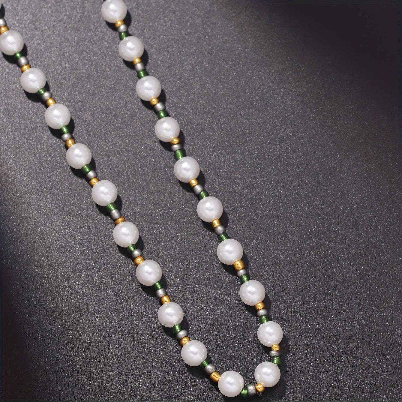 Collier de perles décontracté