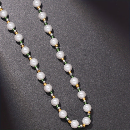 Collier de perles décontracté