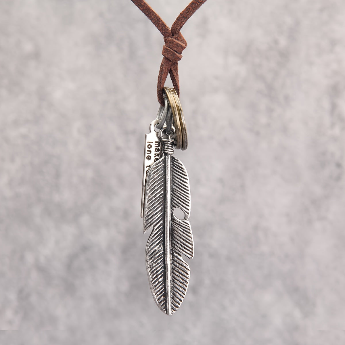 Feather Pendant Necklace