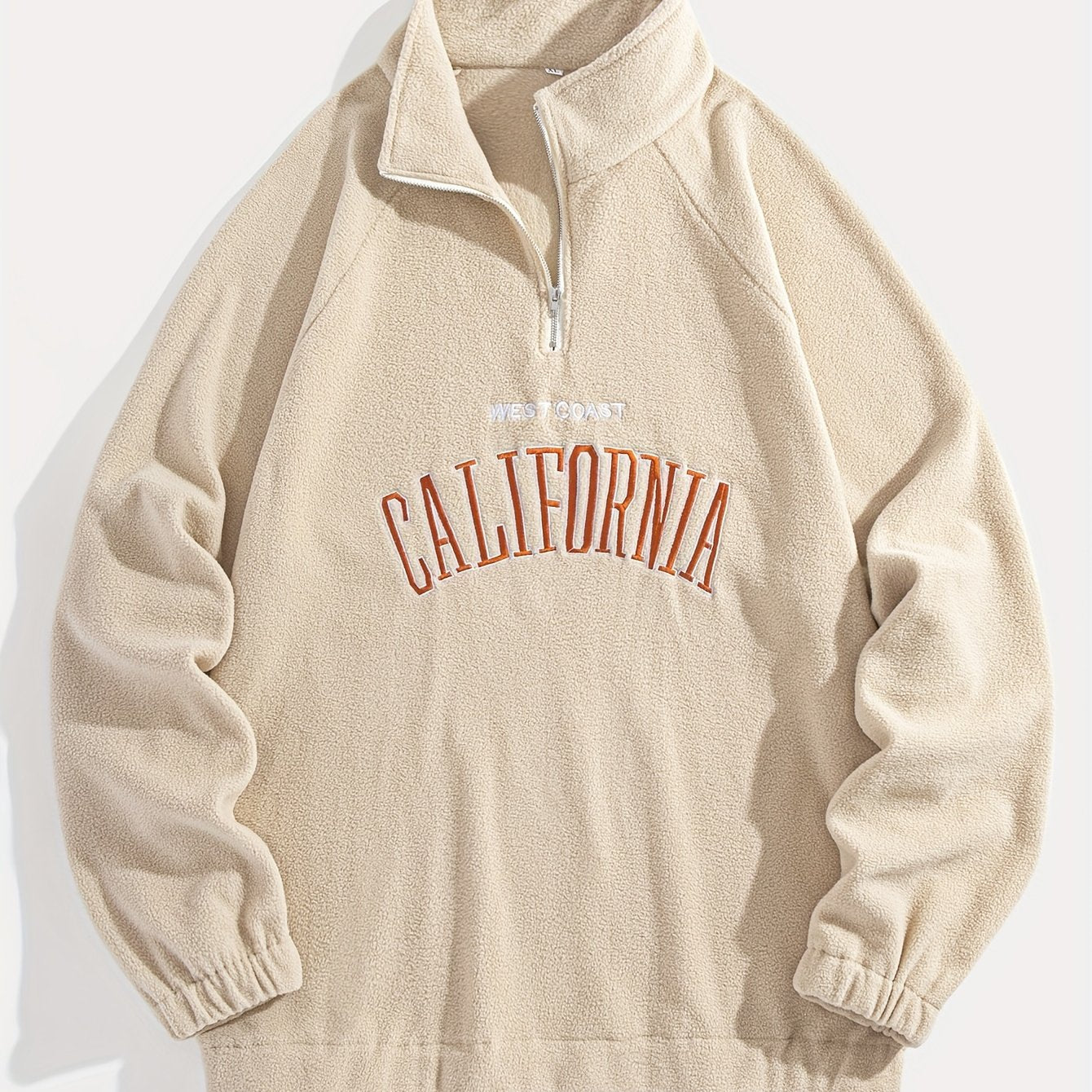 Embroidered Fleece Sweatshirt