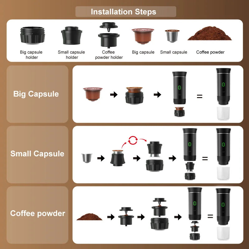 Portable Electric Espresso Machine