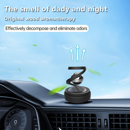 Solar Powered Rotating Aromatherapy Diffuser with Fragrance