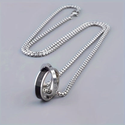 Double Ring Necklace